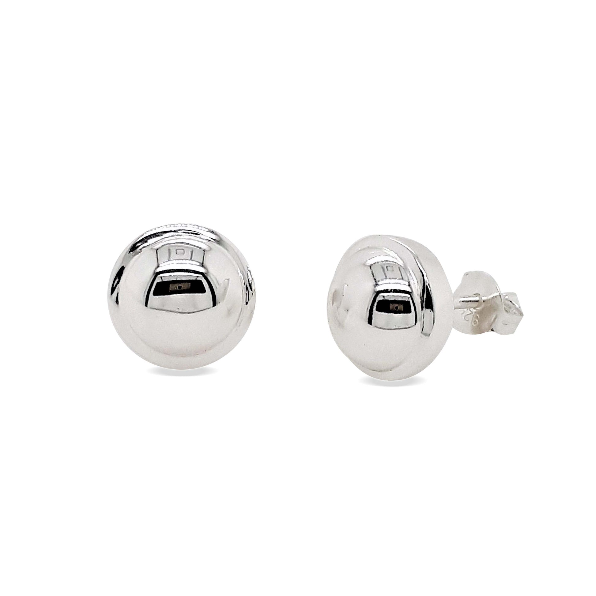 Sterling silver dome studs