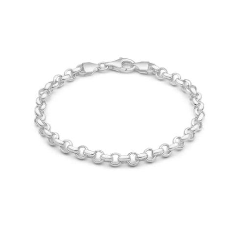 Sterling silver belcher bracelet