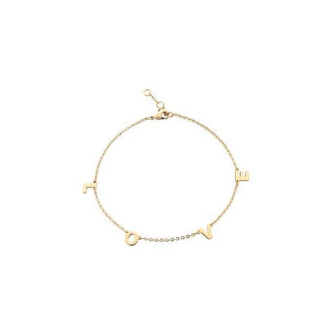 Amour gold bracelet