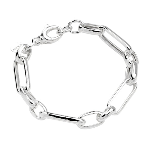 Silver long ling bracelet