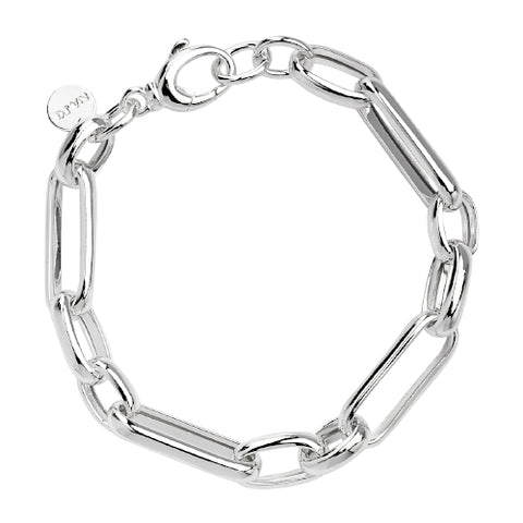 Silver long ling bracelet