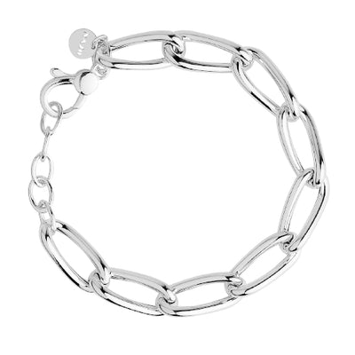 Oval link chain bracelet