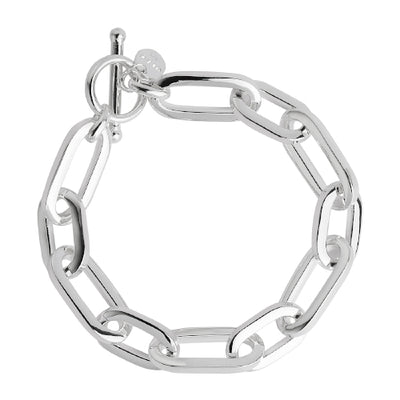 Luminary Chunky Silver Bracelet (20cm)