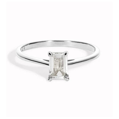 Sterling silver cz ring