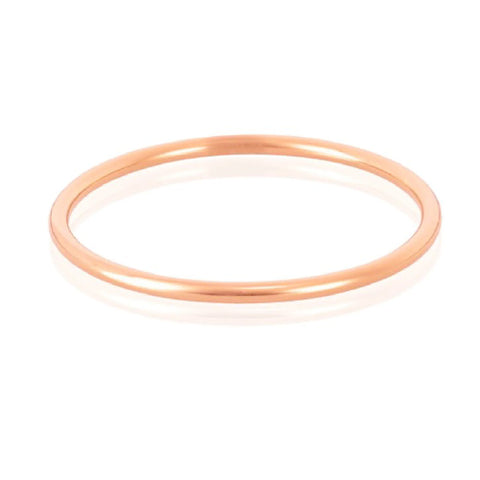 Rose Plated SS Golf Bangle 40mm