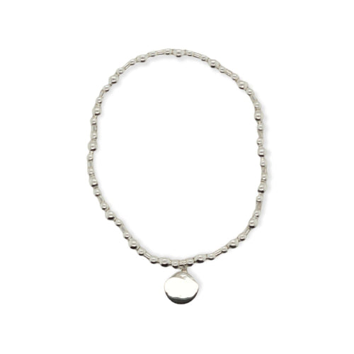 Sterling silver stretch bracelet