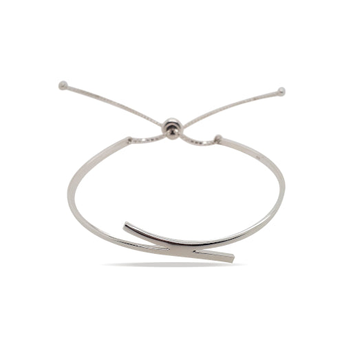Sterling silver bangle.