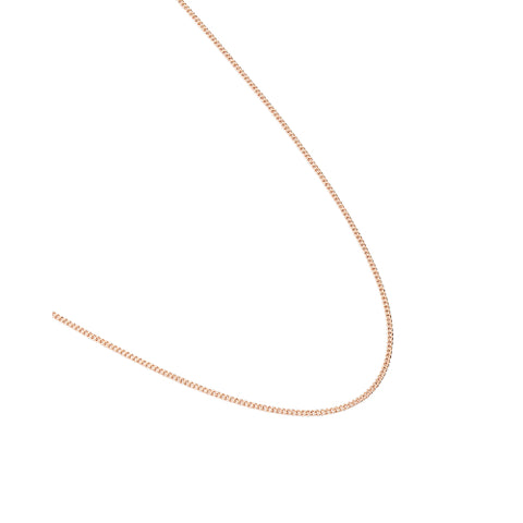 Rose gold plated chain