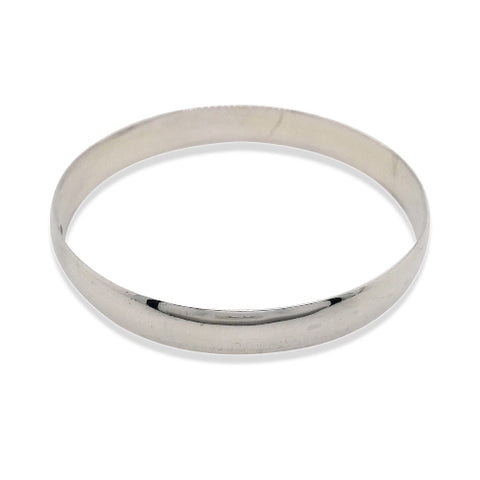 Sterling silver handmade bangle