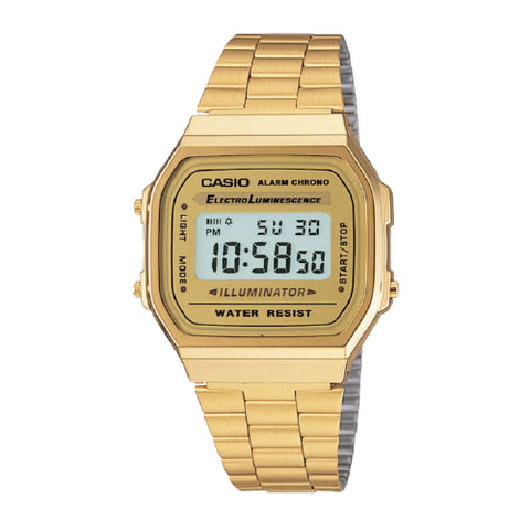 Casio gents digital gold watch