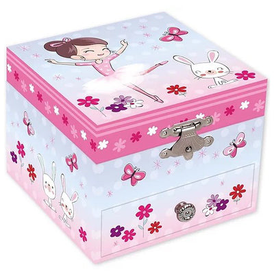 Ballerina and Bunny jewellery box