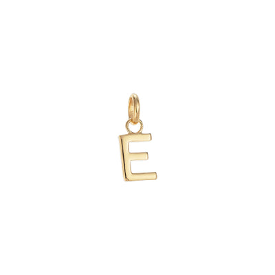 Gold plated E initial