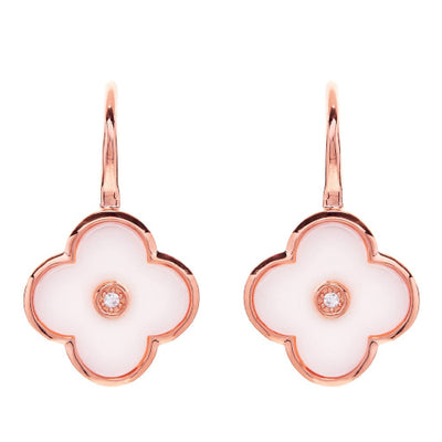 Sterling silver flower earrings