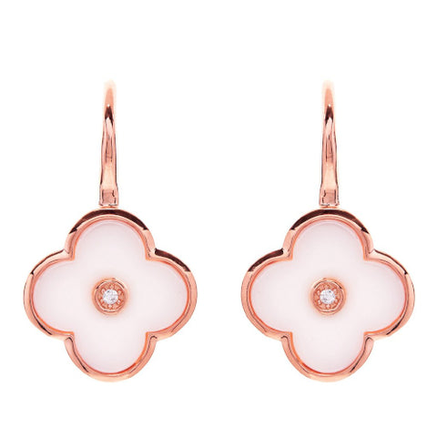Sterling silver flower earrings