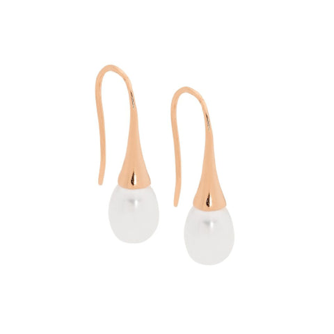 Pearl drop earrings