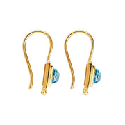 Swiss blue topaz earring by Najo