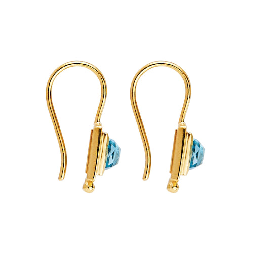 Swiss blue topaz earring by Najo