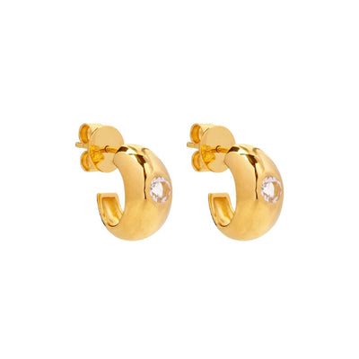 Cosmic gold earrings