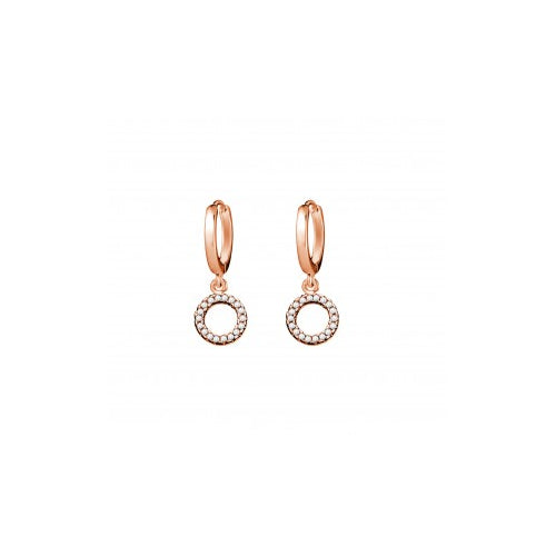 Sterling silver gold plated CZ earrings