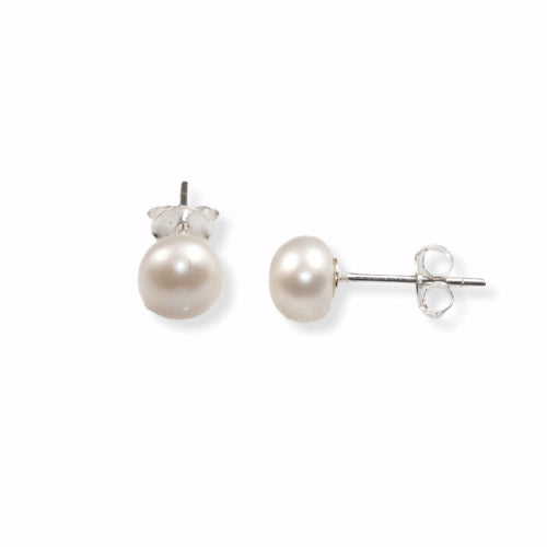 Freshwater pearl studs