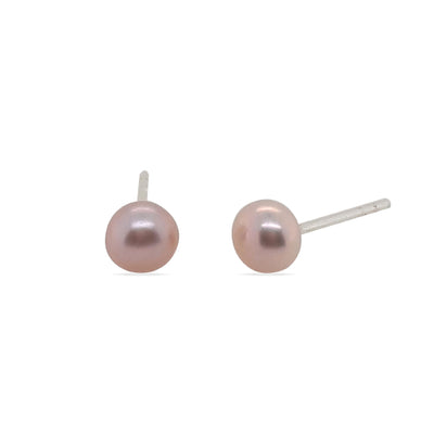 Pink Freshwater pearl earrings