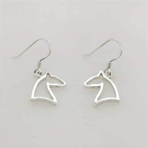 Horse head earrings
