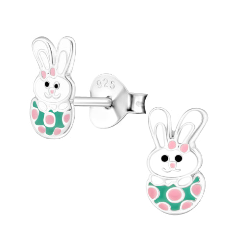 Sterling silver easter earrings