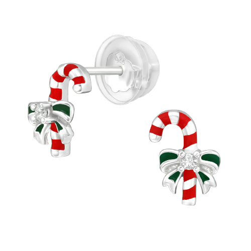 Sterling silver xmas earrings