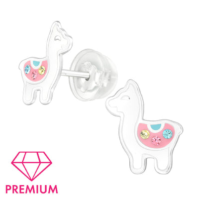 Alpaca stud earrings