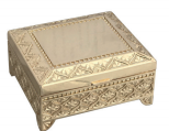 Gold plated jewel box