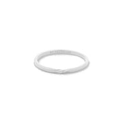 Fold ring sterling silver