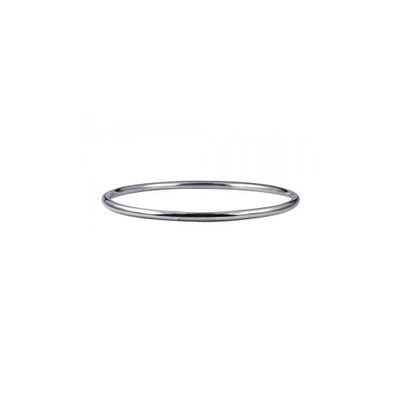 Sterling silver solid bangle