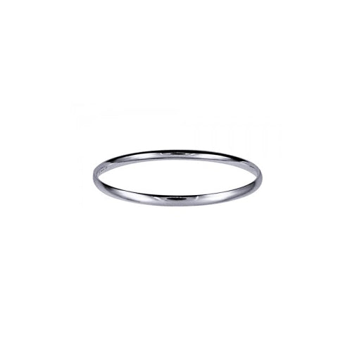 Sterling silver 4mm bangle