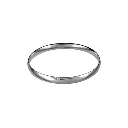 Sterling silver 7mm solid bangle