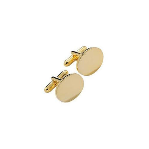 Gold plated cuff links