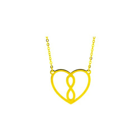 9ct heart necklace