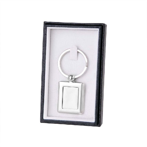 silver plated boxed keyring