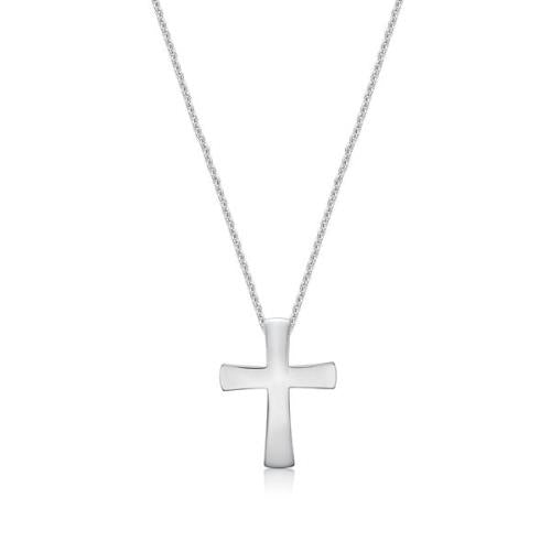 Sterling silver cross necklace