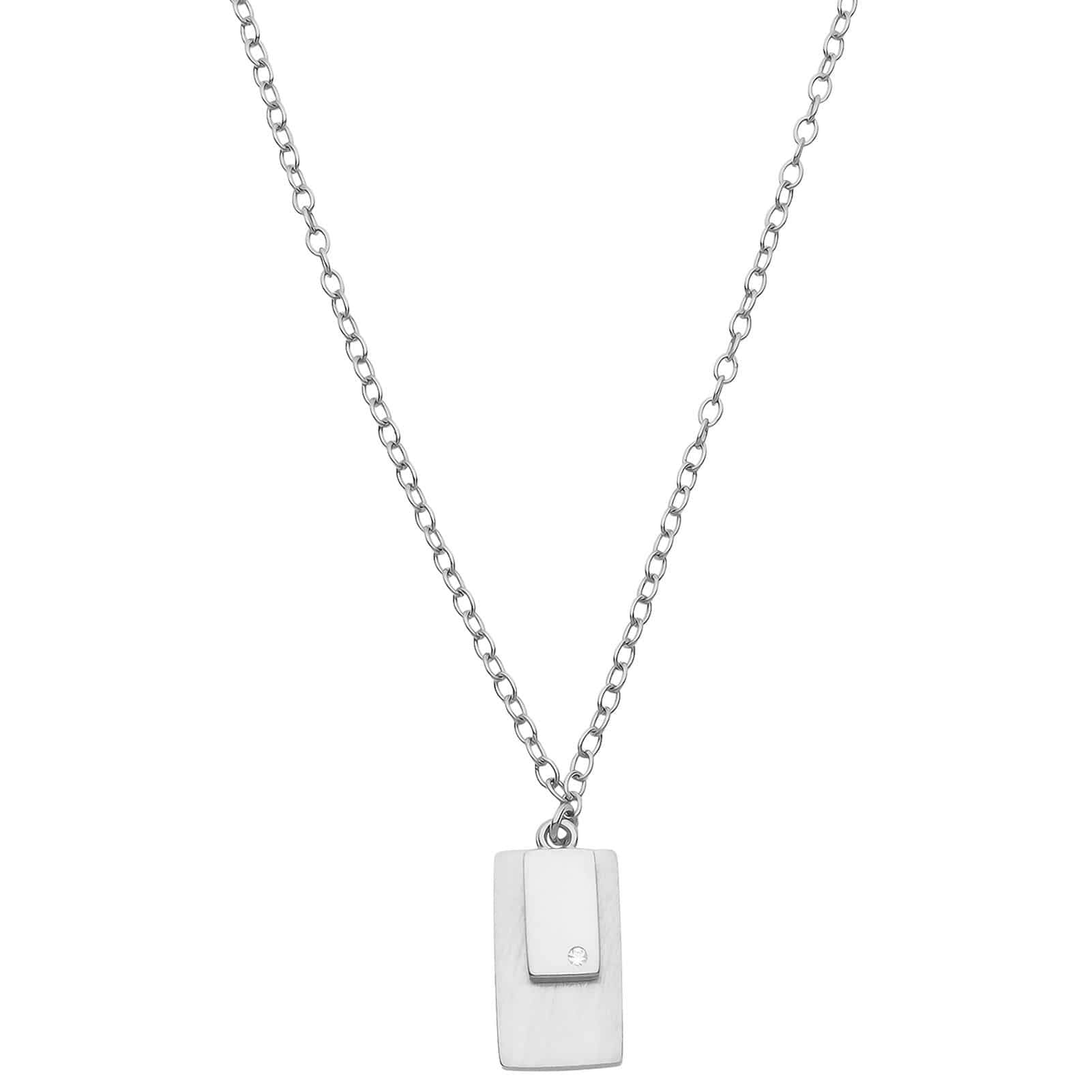 CZ necklace 42cm