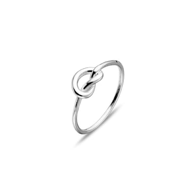 Sterling silver knot ring
