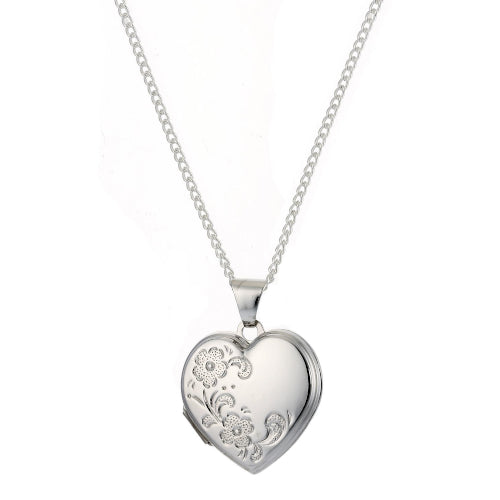 Sterling silver heart locket