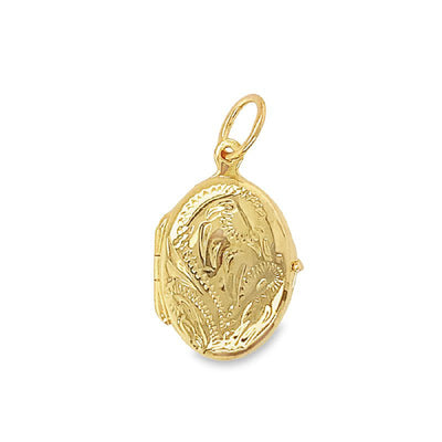 Gold plated locket