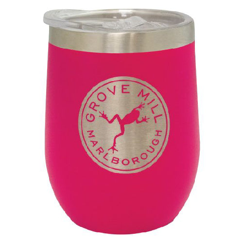 Engraved pink coffee mug