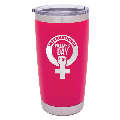 Engrave pink coffee mug