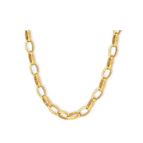 9ct silver filled belcher chain