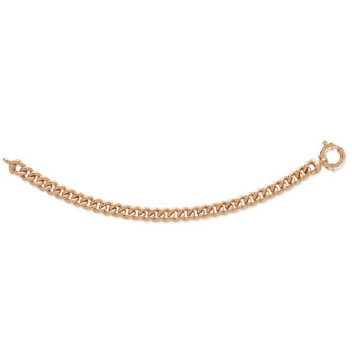 9ct rose gold silver filled bracelet