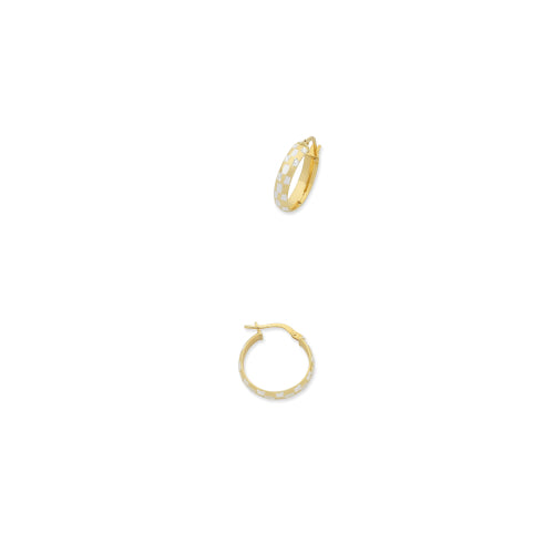 9ct silver filled hoops