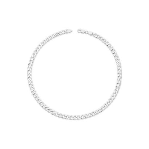 Sterling silver 50cm curb chain