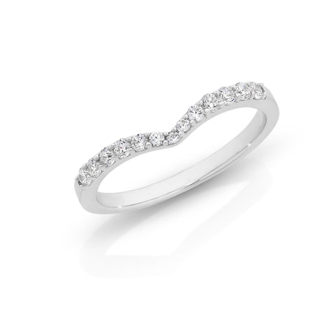 Sterling silver Cubic Zirconia ring.