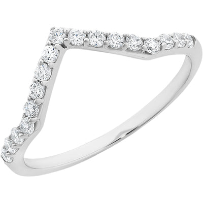 Sterling silver cubic zirconia  ring